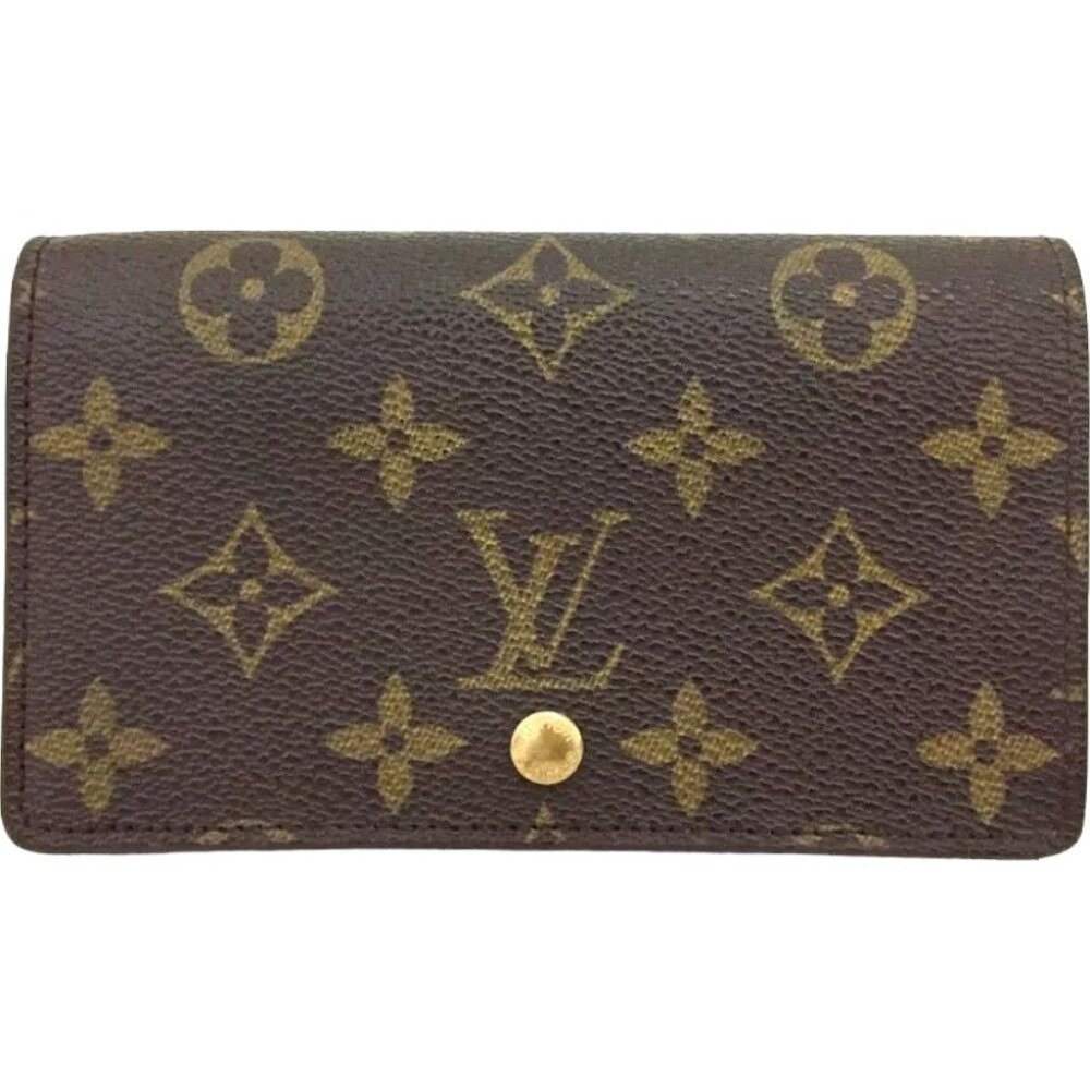 607172AK (Z2) Louis Vuitton Wallet Porte Monnaie Billets Tresor Brown Monogram